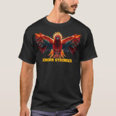 🔥 Inferno Phoenix Warrior - Epic Flame T-shirt (Voorkant)