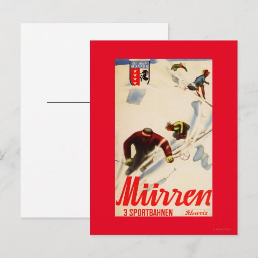 Inferno Races Promotie Poster Briefkaart (Voorkant / Achterkant)