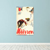 Inferno Races Promotie Poster Canvas Afdruk (Insitu (Houten vloer))