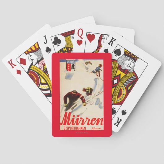 Inferno Races Promotie Poster Pokerkaarten (Achterkant)