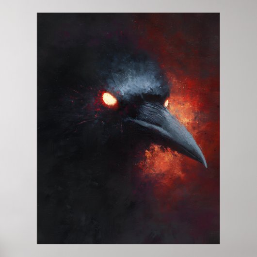 Inferno Raven Profiel Poster (Voorkant)