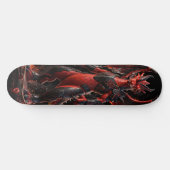 Inferno Rode Draak Skate Deck - Vuur Pantser Beest (Horizontaal)