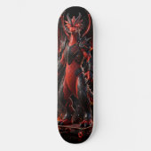 Inferno Rode Draak Skate Deck - Vuur Pantser Beest (Voorkant)