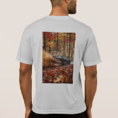 Inferno Run – Black Velocity Through Autumn Flame T-shirt (Achterkant)