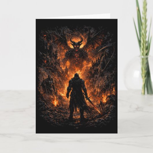 Inferno’s Gate Feestdagen Kaart (Voorkant)