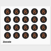 Inferno’s Gate Ronde Sticker (Vel)