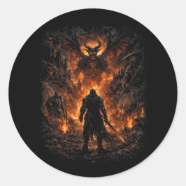 Inferno’s Gate Ronde Sticker
