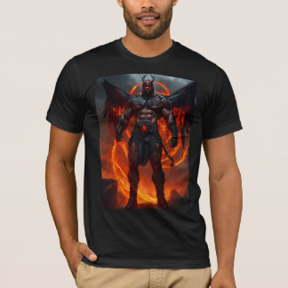 Inferno Sentinel: Gevreesd Demon Warrior T-shirt