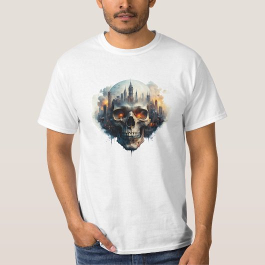 Inferno Skull T-shirt (Voorkant)