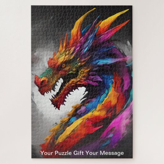 Inferno Spectrum: De Elementale Draak Legpuzzel (Verticaal)