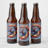 Inferno Spin - Ontsteek de geest van Breakdance Bier Etiket (Flessen)