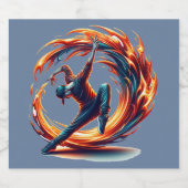 Inferno Spin - Ontsteek de geest van Breakdance Bier Etiket (Enkel label)