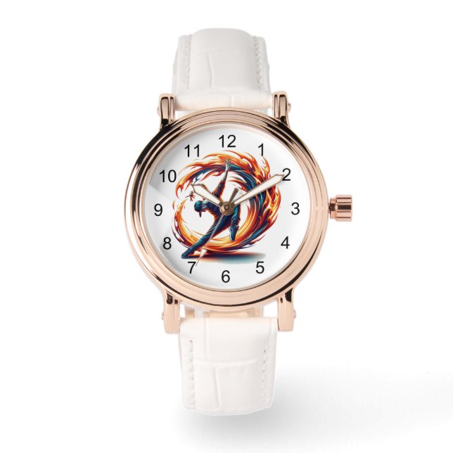 Inferno Spin - Ontsteek de geest van Breakdance Horloge (Voorkant)
