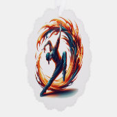 Inferno Spin - Ontsteek de geest van Breakdance Ornament Kaart (Rechts)