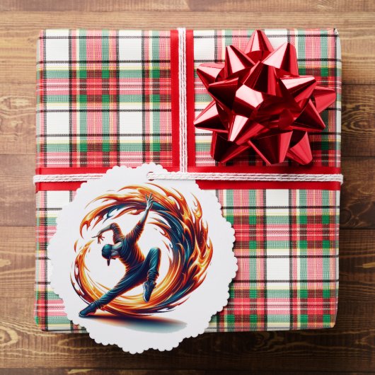 Inferno Spin - Ontsteek de geest van Breakdance Ornament Kaart (Insitu (Geschenk))