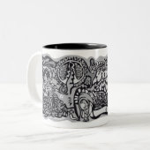 Inferno Tweekleurige Koffiemok (Voorkant links)