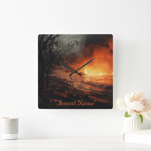 Inferno Vierkante Klok (Huis)