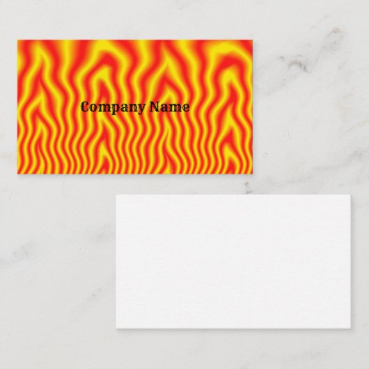 Inferno Visitekaartje (Voorkant / Achterkant)