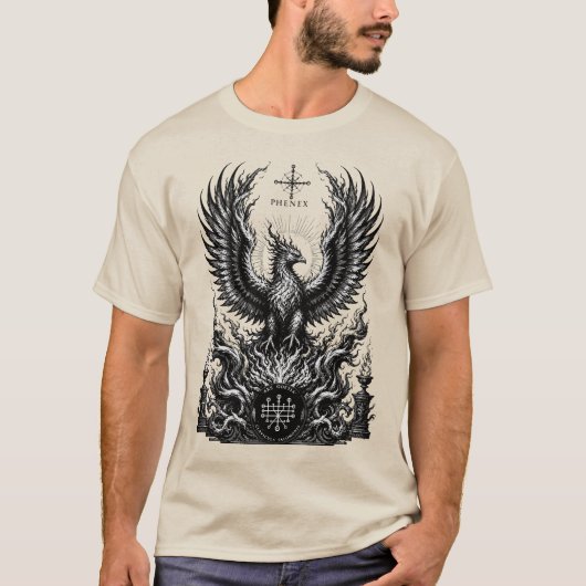 Inferno Wings De Feniks Opstanding T-shirt (Voorkant)