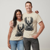 Inferno Wings De Feniks Opstanding T-shirt (Unisex)
