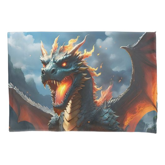 Inferno's Breath: De vlam van de draak Kussensloop (Voorkant)