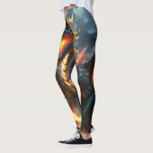 Inferno's Breath: De vlam van de draak Leggings (Links)