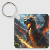 Inferno's Breath: De vlam van de draak Sleutelhanger (Voorkant)