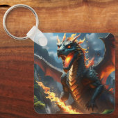 Inferno's Breath: De vlam van de draak Sleutelhanger (Voorkant)
