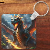 Inferno's Breath: De vlam van de draak Sleutelhanger (Achterkant)