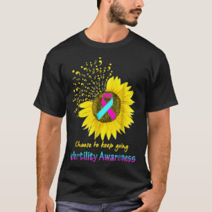 Infertiliteitsbewustzijn IVF ondersteunt mam pap T-shirt