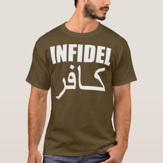 infidel met rug t-shirt
