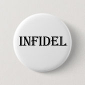 Infidel Ronde Button 5,7 Cm (Voorkant)