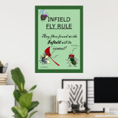 Infield Fly Rule Poster (Thuiskantoor)