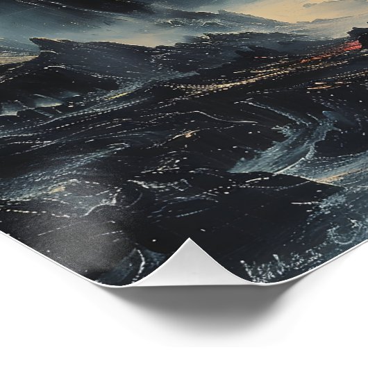 Infierno Cósmico y Desolación Perfect Poster (Hoek)