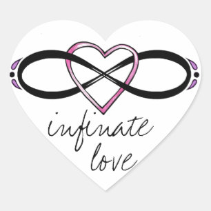 Infinate Love design Hart Sticker