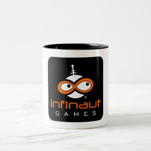 Infinaut Logo Tweekleurige Koffiemok