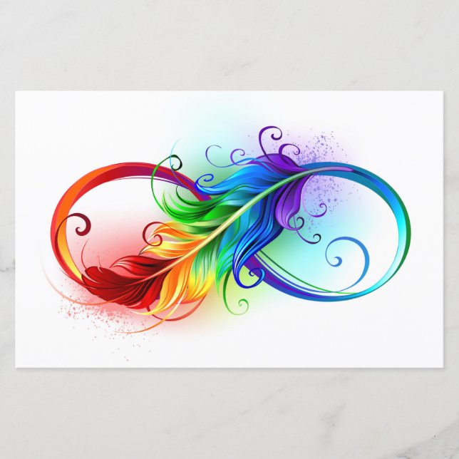 Infineensymbool met regenboogvanger (Voorkant)