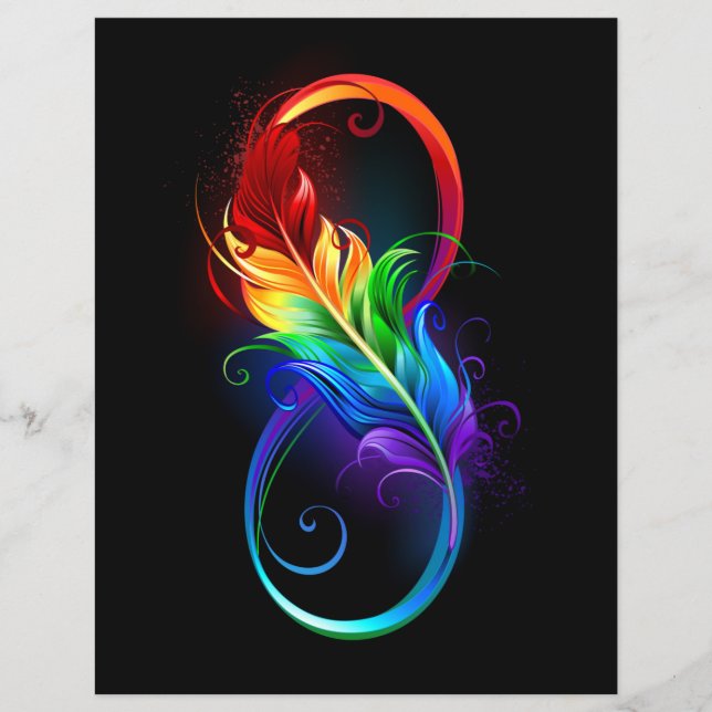 Infineensymbool met regenboogvanger (Voorkant)