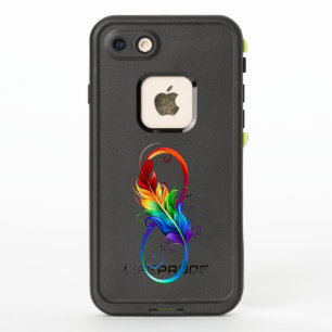 Infineensymbool met regenboogvanger