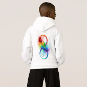 Infineensymbool met regenboogvanger (Achterkant volledig)