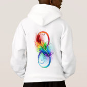 Infineensymbool met regenboogvanger (Achterkant)