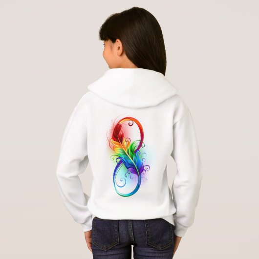 Infineensymbool met regenboogvanger (Achterkant volledig)