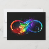 Infineensymbool met regenboogvanger aankondiging (Voorkant)