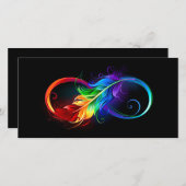 Infineensymbool met regenboogvanger aankondiging (Voorkant / Achterkant)