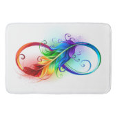Infineensymbool met regenboogvanger badmat (Voorkant)