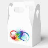 Infineensymbool met regenboogvanger bedankdoosjes (Geopend)