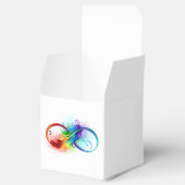 Infineensymbool met regenboogvanger bedankdoosjes (Geopend)