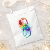 Infineensymbool met regenboogvanger bedankzakje (Geknipt)