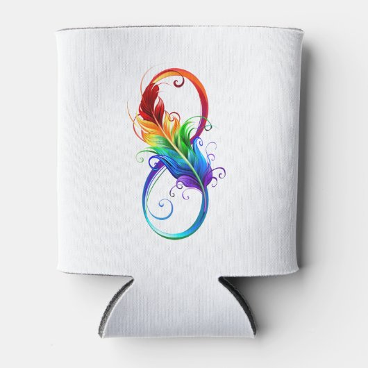 Infineensymbool met regenboogvanger blikjeskoeler (Voorkant)