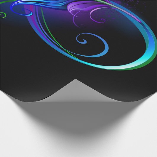 Infineensymbool met regenboogvanger cadeaupapier (Hoek)